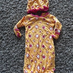 Kickee pants girl gown